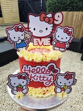 Hello Kitty Cake Topper Set