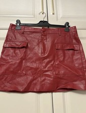 Zara cherry red faux - zara,