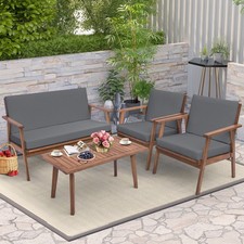 COSTWAY 4 Pcs Outdoor