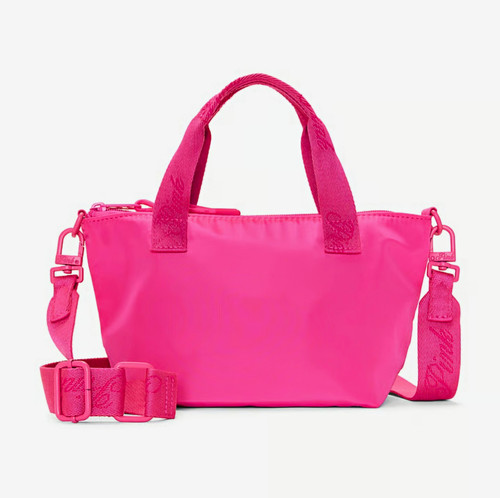 Pink mini crossbody bag - pink,
