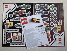 Lego F1 - Formula One Sticker Sheet & Mini F1 Car 