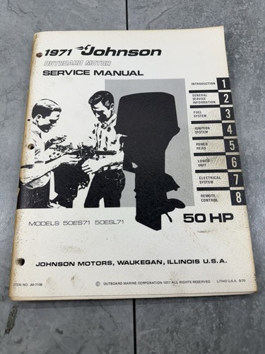 1971 johnson outboard hp - 1971,