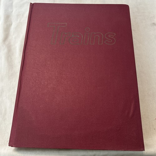 Trains magazine bound volume - trains,