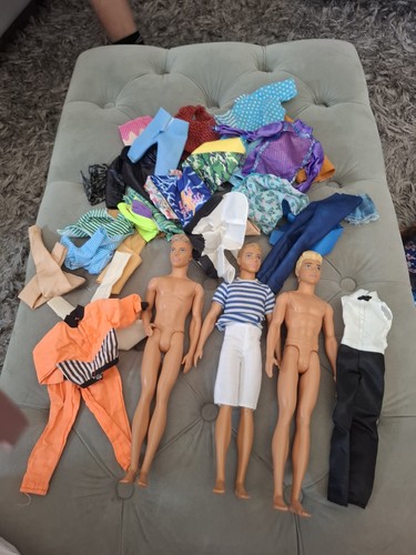 Ken dolls with lots of - 3,