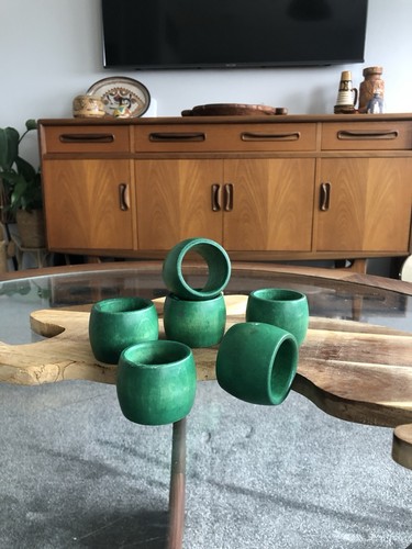 Vintage 60s 70s napkin rings - 70s,