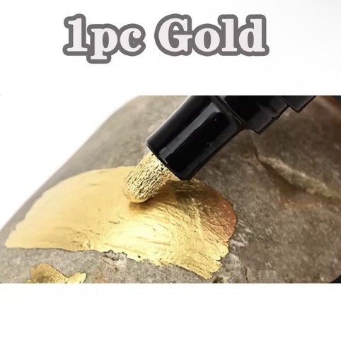 Gold chrome paint - marker, pen