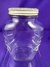 Vintage brylcreem clear glass - clear,