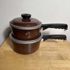 2 Brown Vintage Club Aluminum