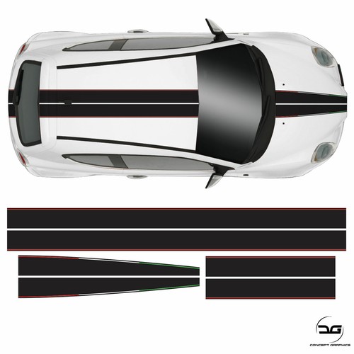 Twin black full racing car - black,