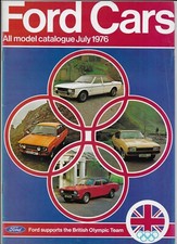July 1976 Ford UK brochure: Escort Mk. 2, Cortina Mk. 3, Capri II, Granada Mk. 1