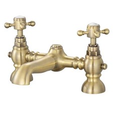 Bath Mixer Tap Camberley Bathroom Shower Faucet Antique Brass ENKI BT3213