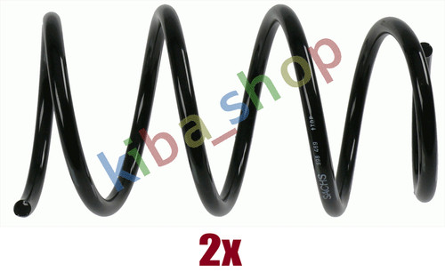 Right left coil spring - 2x,