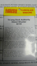 FlushGlaze Windows SE-105 Triang Dock Authority Diesel Shunter OO Gauge