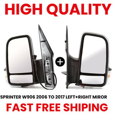Pair manual door wing mirrors - door,