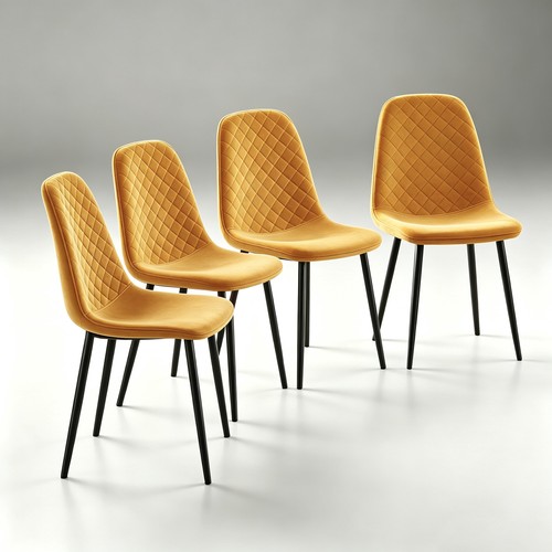 Dining chairs 6pcs - dining, modern