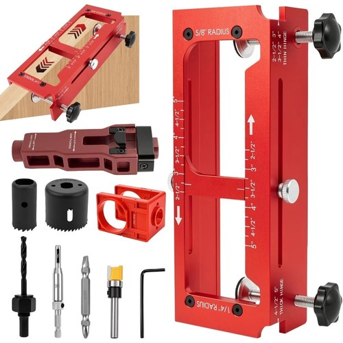 Door hinge jig aluminum - door, jig,