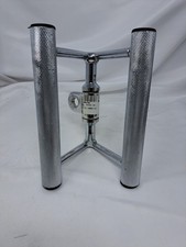 Chrome Double D Row Handle Cable Attachment | V-Shaped Seated Row Bar | Lat Pull