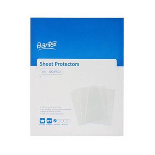 Bantex sheet protectors pack - bantex,