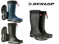 Dunlop Fleece Lined Blizzard Wellies Thermal Waterproof Warm Wellington Boots