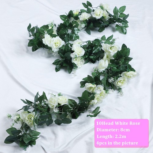 8ft artificial silk rose - 4x,