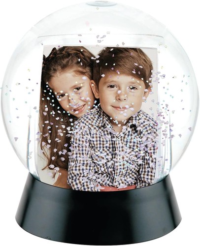 Sphere photo snow globe - snow, with