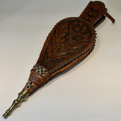 Antique fire bellows hand - antique,