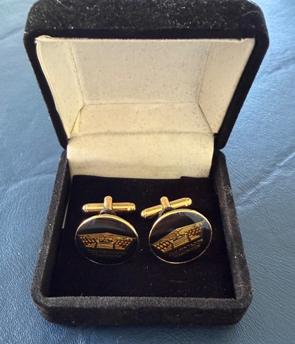 Vintage pentagon cufflinks - vintage,