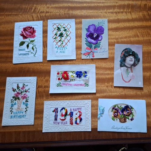 Job lot ww1 - 8, silk
