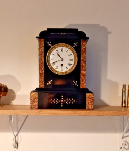 Large french marble - marble, clock