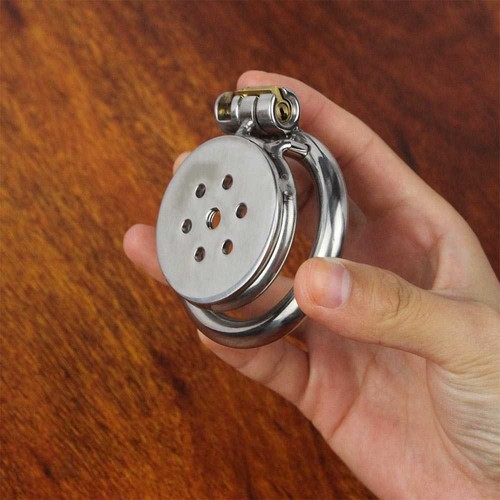 Stainless steel chastity cage - ,