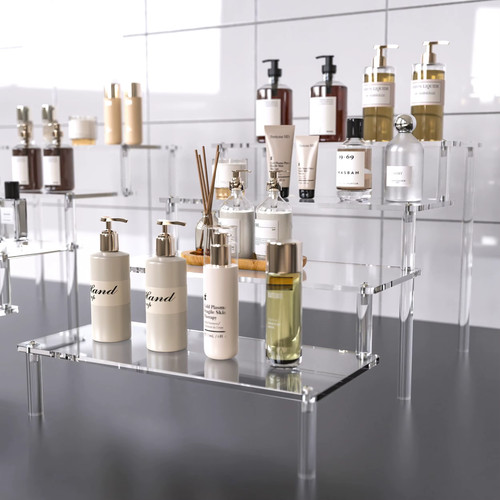 Clear acrylic display risers - acrylic,
