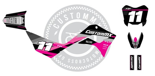 Custommx graphics kit fits - -,