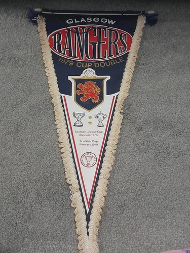 Rangers football pennant - football,