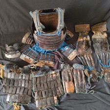 Antique japanese samurai armor - japanese,