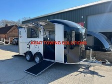 New Cheval Liberte Maxi 3 Living Unfurnished Horse Herringbone Trailer + Extras