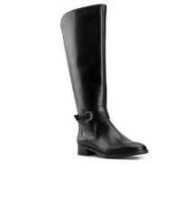 Clarks Hamble High Black Leather Ladies Boots Size UK 4.5 E D EU 37.5 Wide Fit