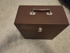 Brown vinyl LP Record storage