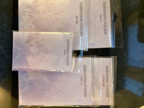 Signature embossing folders - embossing,