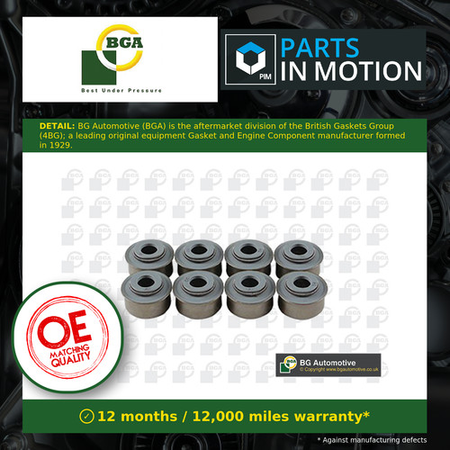 Valve stem seal fits - valve,