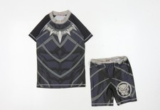 Character.com Boys Black Panther Swim Set 7-8 Years