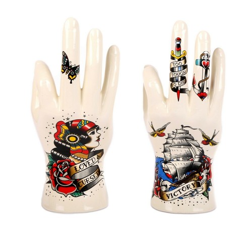Phrenology tattoo palm - phrenology,