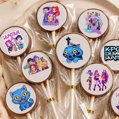 Chocolate lollipops biethday - lollipops,,