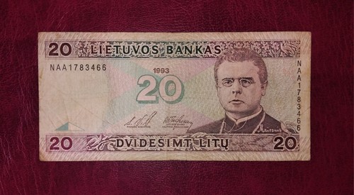 Lithuania litu 1993 - lithuania, 20