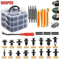 700PCS Car Body Plastic Auto Fasteners Push Trim Clips Pin Rivet Bumper Kits