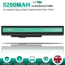 14.4V A42-A15 A32-A15 FPCBP343 Battery For Medion Akoya P6631 P6634 P6635 P6637 
