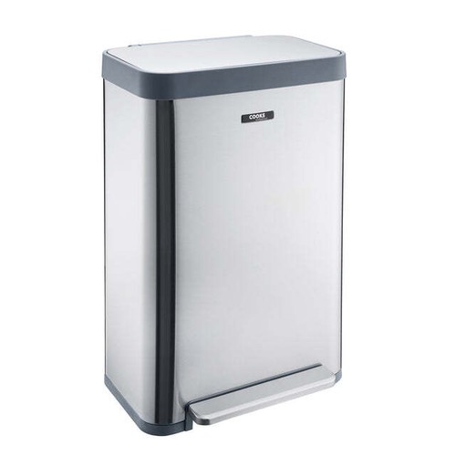 Pedal bin wide stainless - xl,