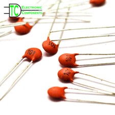 Disc Ceramic Capacitors  1pF to 100nF available