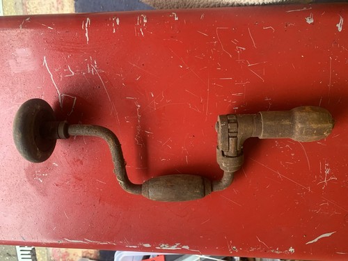 Vintage hand brace ratchet - x,