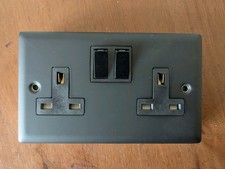 Volex 2 Gang 13A Switched Twin