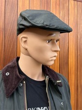BARBOUR WAX FLAT CAP  Mens